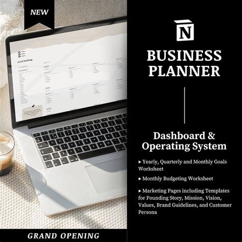 Notion Template Business Dashboard Business Planner for Freelancers or ...