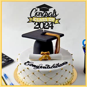 Amazon Dtofoot Gold And Black Congrats Grad Cake Topper