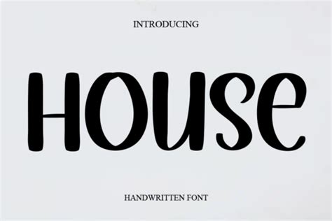 House Font By Cans Studio · Creative Fabrica