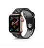 Apple Watch 44mm Uyumlu Kordon Silikon Esnek Yumuşak Delikli Spor KRD