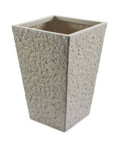 Gardenline Slate Effect Planter Aldi Uk