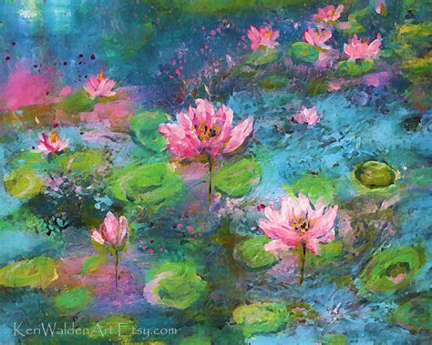 Lotus Flower Painting by KeriPhillipsArt on DeviantArt