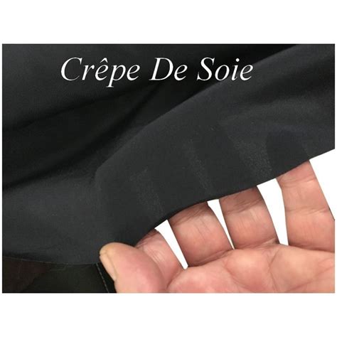 Cr Pe De Soie Bleu Marine Au M Tre Couture Cr Pe De Soie Au M Tre