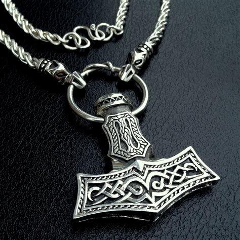 Silver Mjolnir Necklace