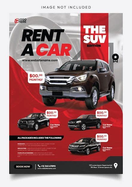 Car dealership pamphlet template illustrator indesign word psd publisher – Artofit