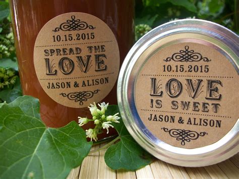 Colorful Adhesive Canning Jar Labels Weddings And Babies Oh My