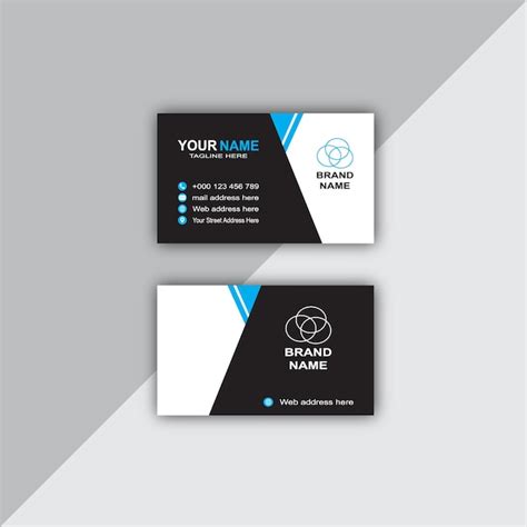 Premium Vector Modern Professional Business Card