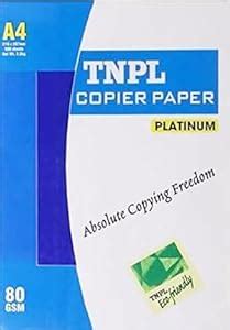 Tnpl A Copier Paper Gsm Sheets Ream Amazon In Office