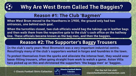 Why Are West Brom Called The Baggies Solved