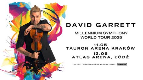 David Garrett wystąpi w Polsce aż dwa razy Ticketmaster PL Blog