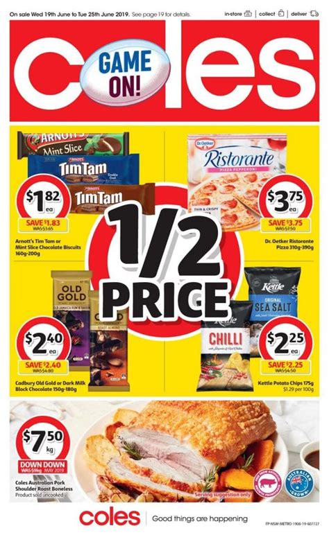 Coles Catalogue Grocery Sale 19 25 Jun 2019 Catalogue AU