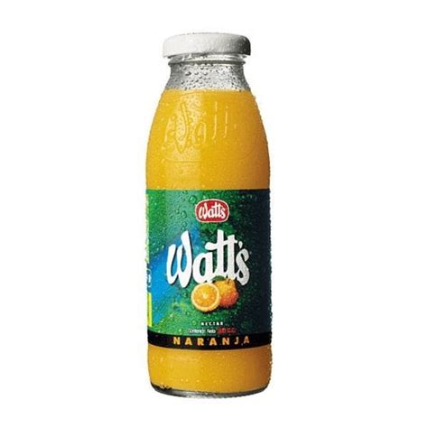 Jugo Liquido Watt´s Nectar Naranja Botella Vidrio 300 Cc Unidad