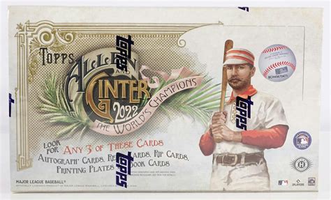 2022 Topps Allen And Ginter Baseball Hobby Box Da Card World