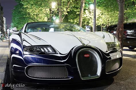 BUGATTI VEYRON GRAND SPORT L OR BLANC Spotted Last Night I Flickr