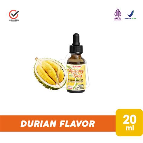 Ml Biang Perasa Durian Musang King Durian Flavor Lazada Indonesia