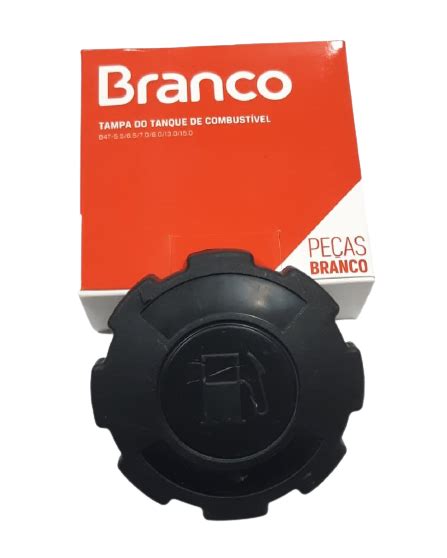 Tampa Tanque Combustível Motor B4T 5 5 6 5 7 0 8 0 13 0 15 0 Branco