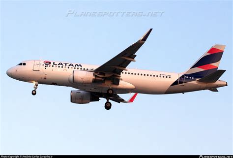 PR TYI LATAM Airlines Brasil Airbus A320 214 WL Photo by Antônio