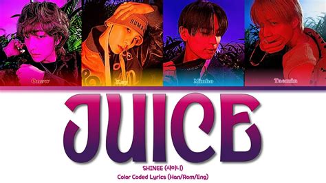 Shinee Juice Color Coded Lyrics Youtube