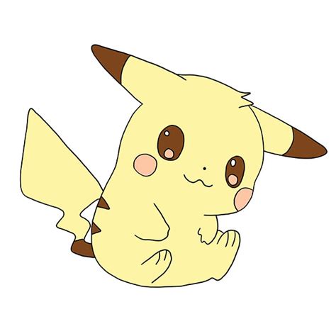 Cute Pikachu Face Drawing Easy - Infoupdate.org