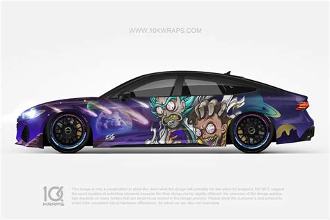 Rick and Morty Car Wraps Made With Top 3M Vinyl - 10KWRAPS