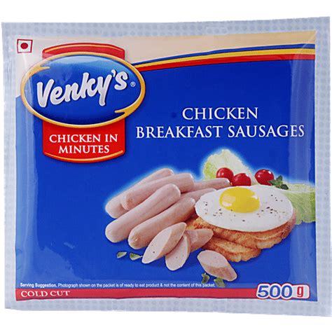 Buy Venkys Chicken Breakfast Sausages 500 Gm Online At The Best Price