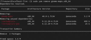 How To Uninstall Packages Using Yum Command On Linux Linuxfordevices