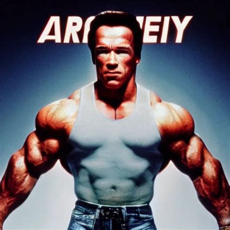 A S Movie Poster Starring Arnold Schwarzenegger Stable Diffusion