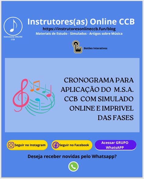 Arquivos MSA CCB Método Simplificado Aprendizado Musical Instrutores