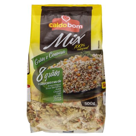 Arroz Integral Mix Gr Os E Cenoura Caldo Bom G Brasil Em