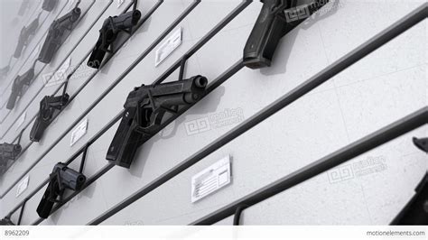 Gun Display Wall Stock Animation | 8962209