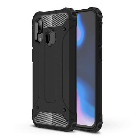 Olixar Delta Armour Protective Samsung Galaxy A40 Case Black