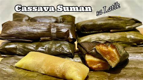 Suman Cassava Sa Latik Suman Kamoteng Kahoy Lidgid Jhemes