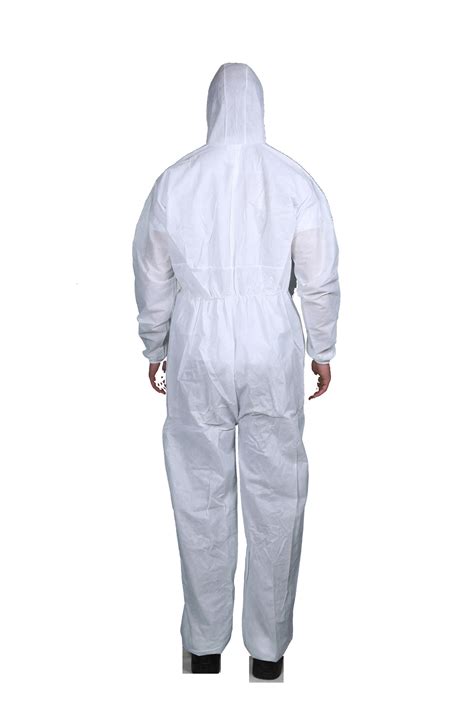 Waterproof Dustproof Working Disposable Type Coverall With Hood