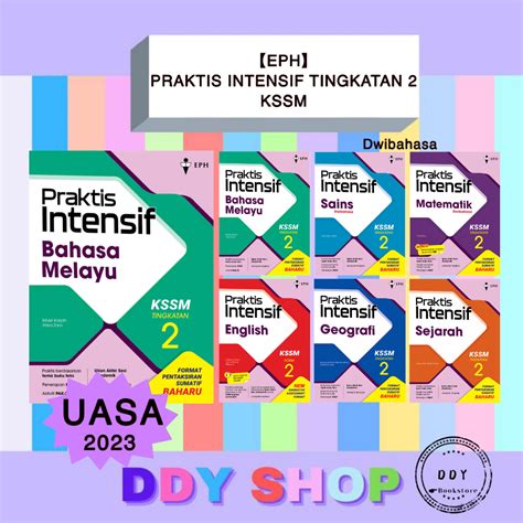 【eph】praktis Intensif Tingkatan 2 Uasa Kssm 2023 Dwibahasa — Buku Latihan Exercise Form 2