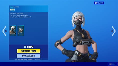 Hush Skin Fortnite Item Shop 2019 12 07 Youtube