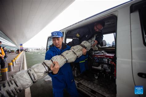 Chinese Rescue Team Participates In Earthquake Relief Efforts In Quake