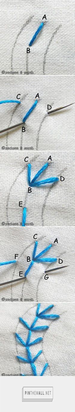 Fern Stitch Sarah S Hand Embroidery Tutorials Created On 2016 1