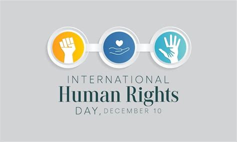 Premium Vector Human Rights Day Is Observed Every Year On December 10