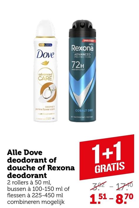 Alle Dove Deodorant Of Douche Of Rexona Deodorant Aanbieding Bij Coop