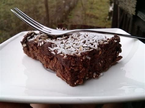 Kokosowe Brownie Z Fasoli Wega Skie Bezglutenowe Bez Cukru Bez M Ki