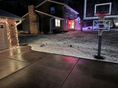 Adding electricity to basketball hoop : r/DIY