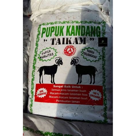 Jual Pupuk Kandang Kambing Organik Repack Shopee Indonesia