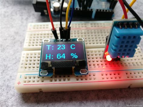 Arduino提高篇06温湿度OLED显示 arduino 温湿度 CSDN博客