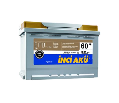 Inci Aku 60ah 560a Efb Start Stop 12v Bestcarbattery