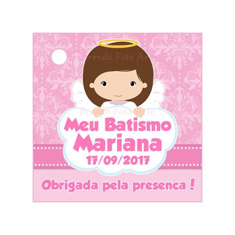 Tag Batizado Menina Elo Produtos Especiais