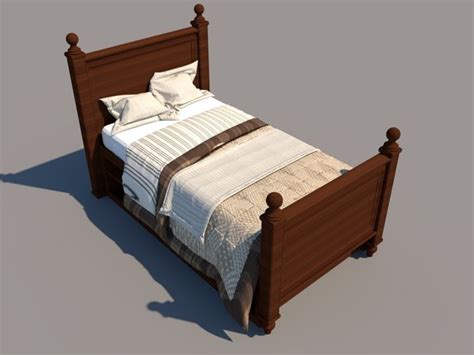 Revit Cama De Solteiro 1 Modelo 3d Turbosquid 1559660