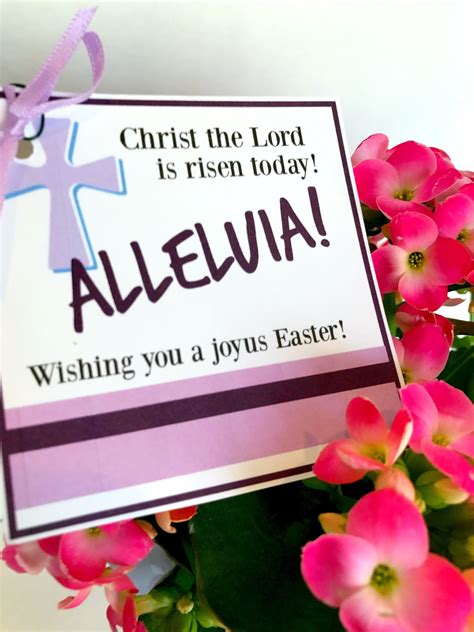 Michelle Paige Blogs Alleluia Easter Printable Tag