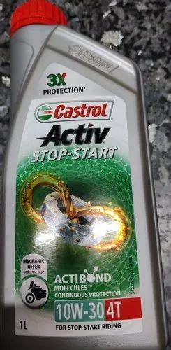 Castrol Activ Stop Start 4T 10W30 Engine Oil For Bikes Bottle Of 1