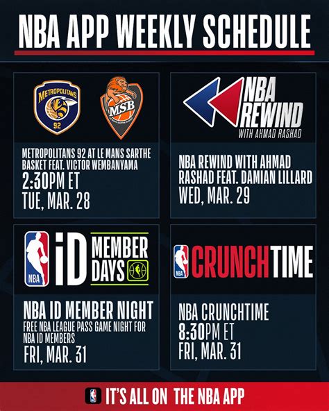 NBA Communications On Twitter This Week On The NBA App