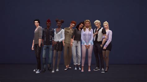 Nocc Npc Townies Teens 1 Sims Households The Sims 4